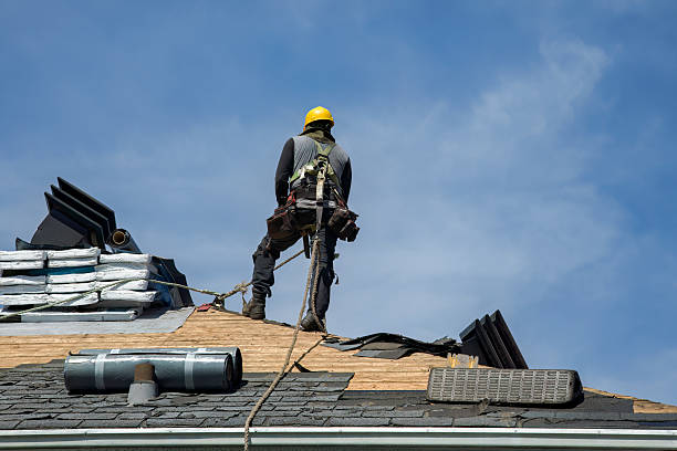 Professional Roofing technician working in Torrey, UT